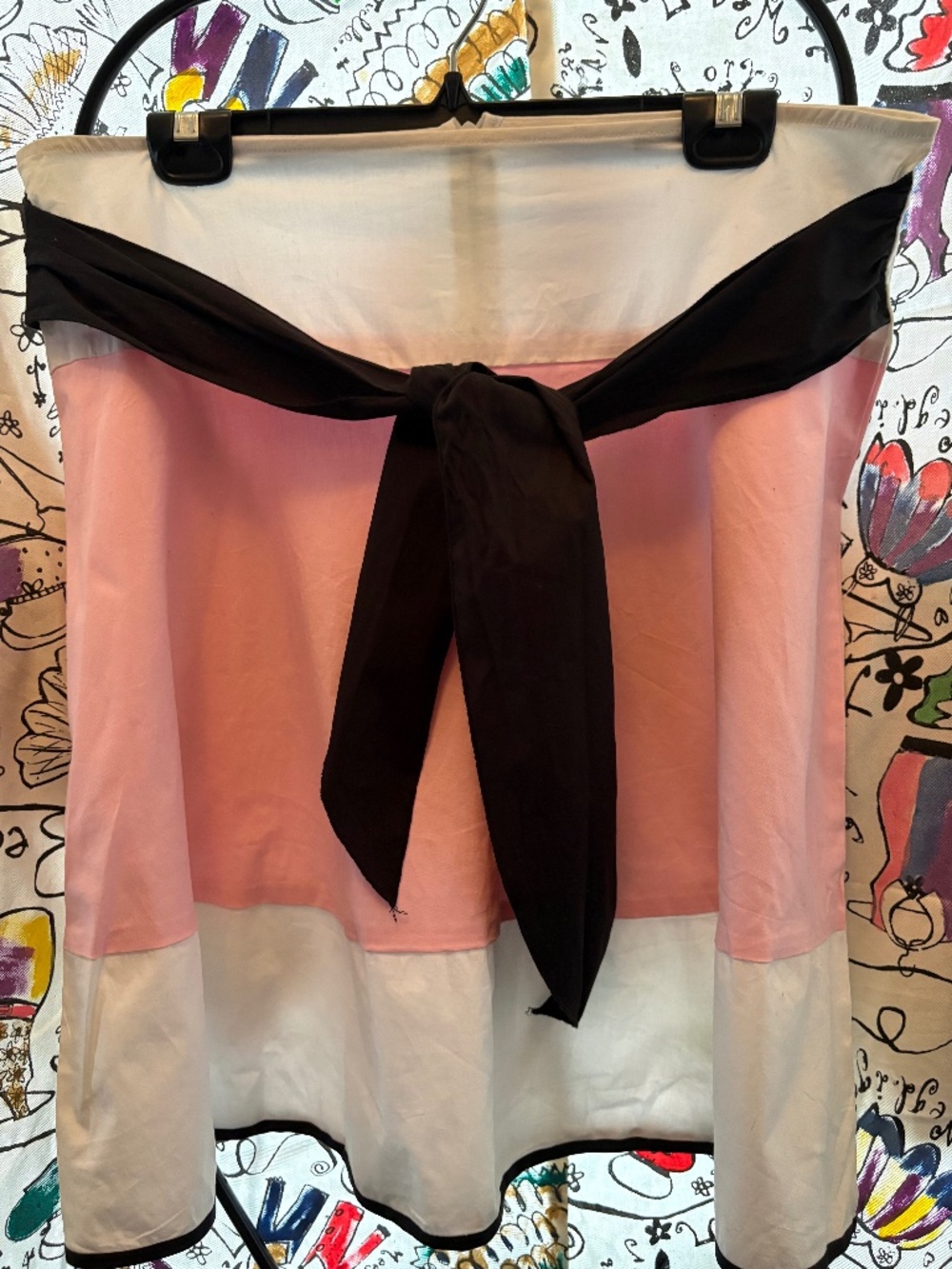 Fang cotton/spandex low waist skirt